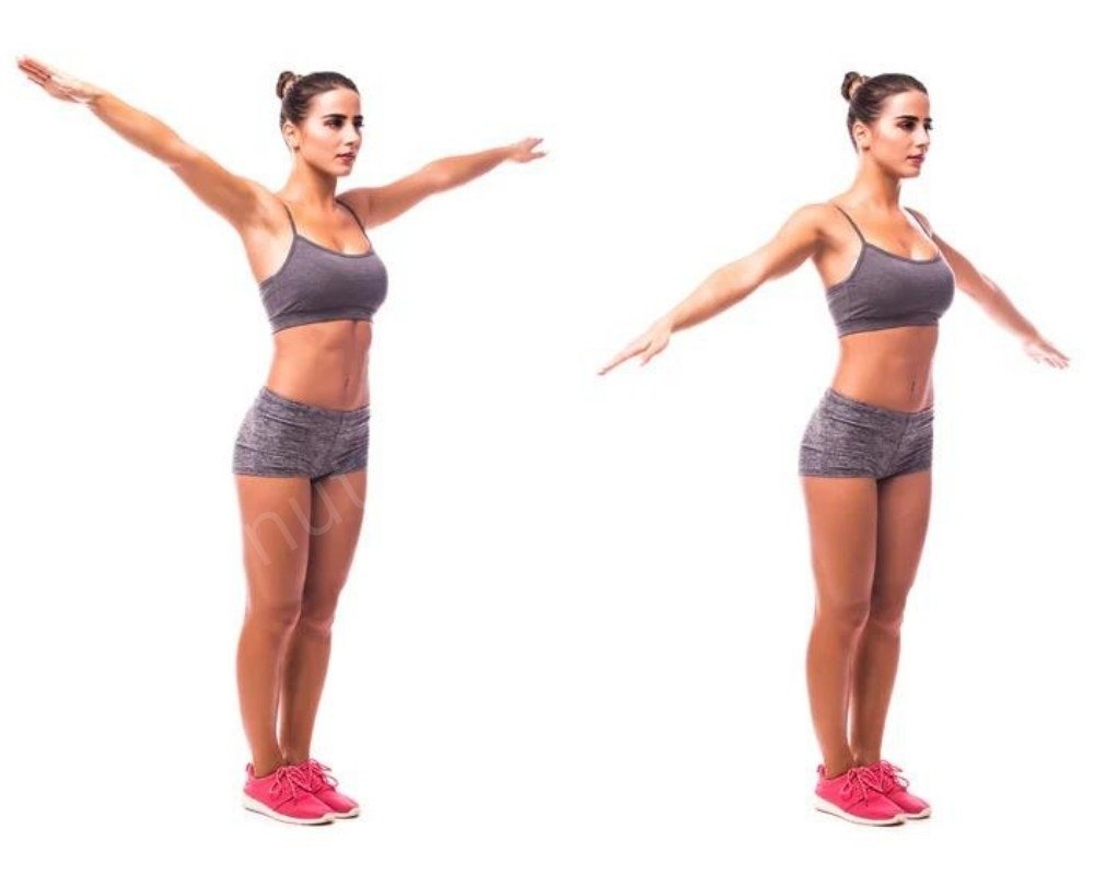 Arm Circles with Internal and External Rotation